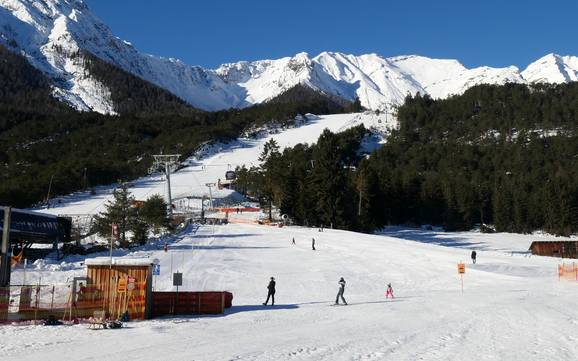 Skigebiete für Anfänger im Gurgltal – Anfänger Hoch-Imst – Imst