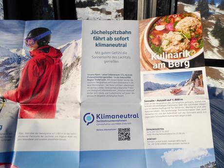 Außerfern: Umweltfreundlichkeit der Skigebiete – Umweltfreundlichkeit Jöchelspitze – Bach