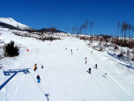 Skigebiete für Anfänger in den Slowakischen Karpaten – Anfänger Tatranská Lomnica