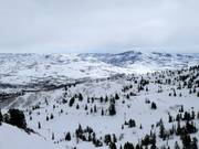 Blick über das Skigebiet Snowbasin
