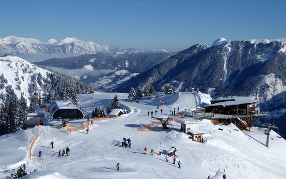 Größter Höhenunterschied in den Rottenmanner und Wölzer Tauern – Skigebiet Riesneralm – Donnersbachwald
