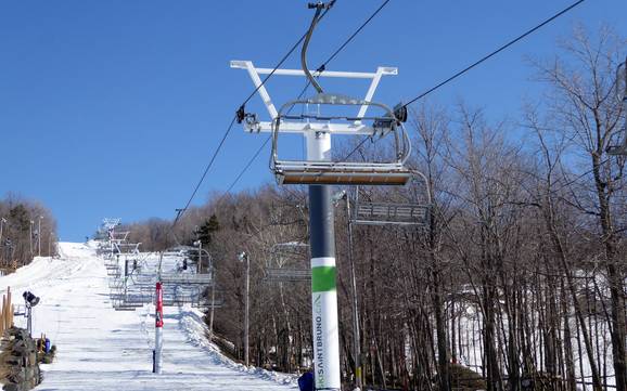 Größter Höhenunterschied in Montérégie – Skigebiet Mont Saint-Bruno – Saint-Bruno-de-Montarville