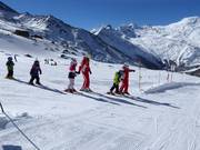 Kinderskikurs im Skigebiet Hohsaas