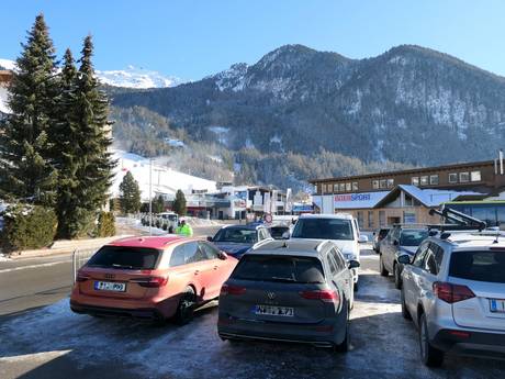 Pitztal: Anfahrt in Skigebiete und Parken an Skigebieten – Anfahrt, Parken Hochzeiger – Jerzens
