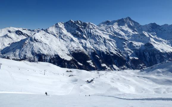 Val d'Anniviers: Größe der Skigebiete – Größe Grimentz/Zinal