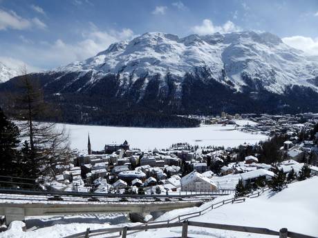 Albula-Alpen: Unterkunftsangebot der Skigebiete – Unterkunftsangebot St. Moritz – Corviglia