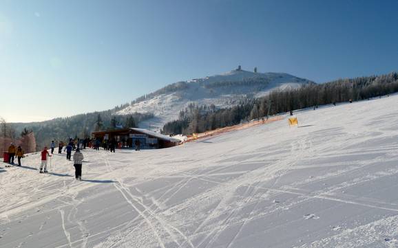 Zwieseler Winkel: Größe der Skigebiete – Größe Arber
