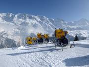 Umfassende Beschneiung im Skigebiet Schilthorn