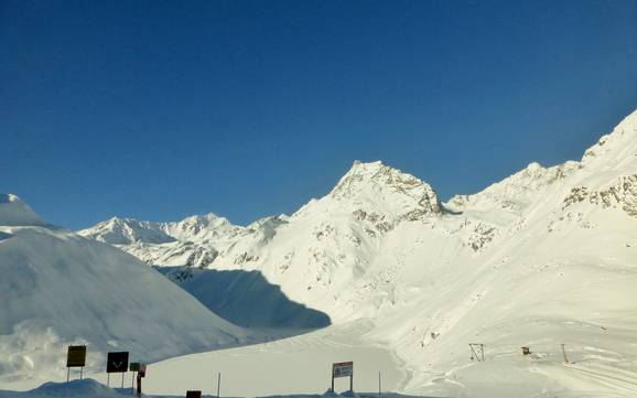 Größter Höhenunterschied im Pitztal – Skigebiet Rifflsee