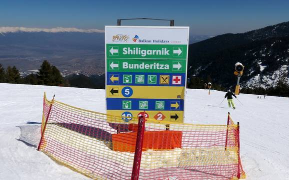 Pirin-Gebirge: Orientierung in Skigebieten – Orientierung Bansko