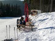 Imbiss im Skigebietsteil Neklid