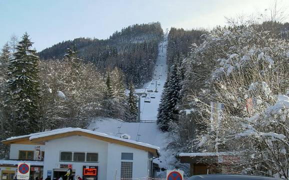 Skifahren im Naturpark Weissensee
