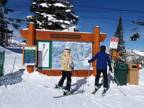 Salt Lake City: Orientierung in Skigebieten – Orientierung Deer Valley
