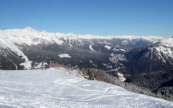 Madonna di Campiglio/Pinzolo/Val Rendena: Größe der Skigebiete – Größe Madonna di Campiglio/Pinzolo/Folgàrida/Marilleva