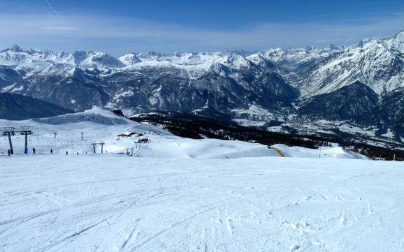 Skifahren in der Provinz Turin