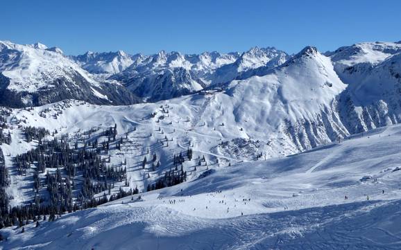 Größter Höhenunterschied im Montafon – Skigebiet Silvretta Montafon