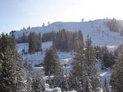 Blick auf das Skigebiet Soda Springs