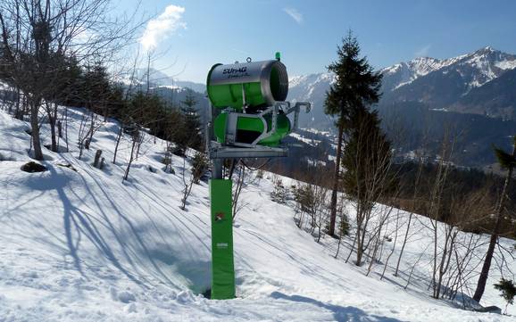 Schneesicherheit Alpsee-Grünten – Schneesicherheit Ofterschwang/Gunzesried – Ofterschwanger Horn