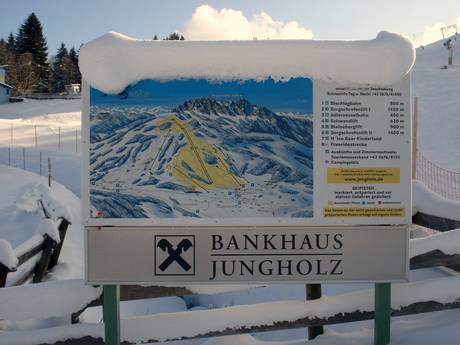 Tannheimer Tal: Orientierung in Skigebieten – Orientierung Jungholz