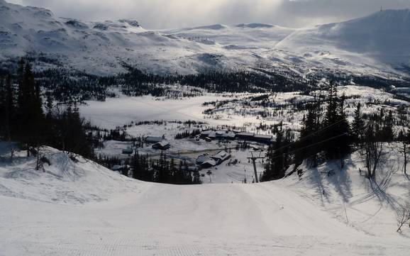 Telemark: Unterkunftsangebot der Skigebiete – Unterkunftsangebot Gaustablikk – Rjukan