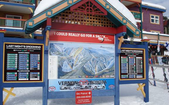 North Okanagan: Orientierung in Skigebieten – Orientierung Silver Star