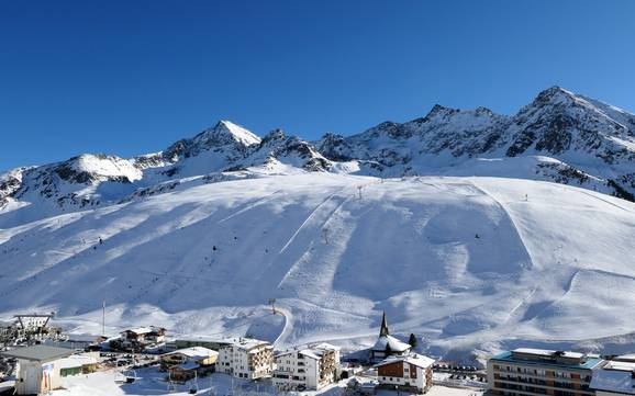 Höchste Talstation in den Stubaier Alpen – Skigebiet Kühtai