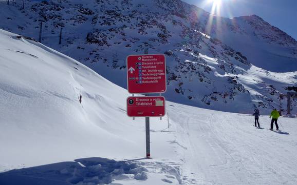 Schnalstal: Orientierung in Skigebieten – Orientierung Schnalstaler Gletscher (Schnalstal)