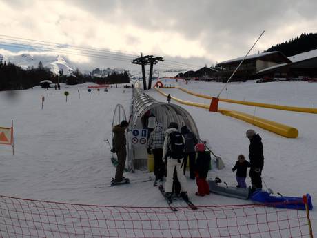 Skigebiete für Anfänger in den Savoyer Voralpen – Anfänger Megève/Saint-Gervais