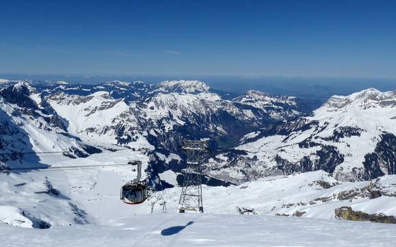 Größter Höhenunterschied in Engelberg-Titlis – Skigebiet Titlis – Engelberg
