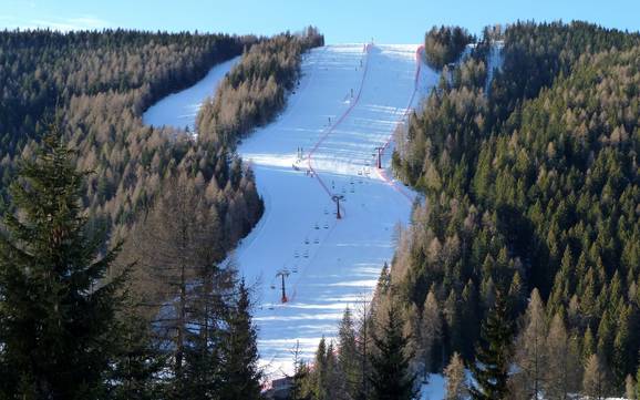 Größter Höhenunterschied auf der Alpe Cimbra – Skigebiet Folgaria/Fiorentini