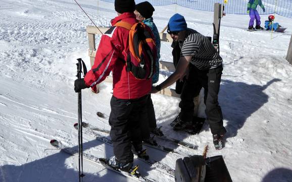 Tambogruppe: Freundlichkeit der Skigebiete – Freundlichkeit Splügen – Tambo