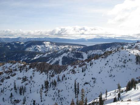 Pacific States: Größe der Skigebiete – Größe Palisades Tahoe