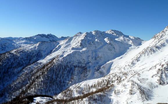 San Martino di Castrozza/Passo Rolle/Primiero/Vanoi: Größe der Skigebiete – Größe San Martino di Castrozza
