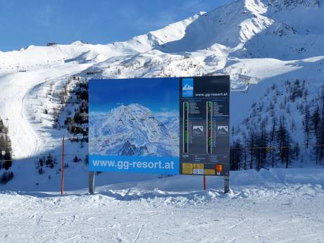 Granatspitzgruppe: Orientierung in Skigebieten – Orientierung Großglockner Resort Kals-Matrei