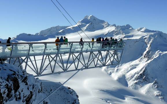 Größter Höhenunterschied in den Tiroler Alpen – Skigebiet Sölden