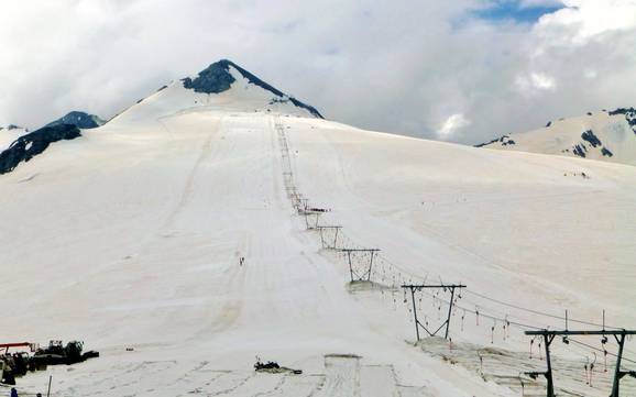 Höchstes Skigebiet im Alta Valtellina – Skigebiet Stilfserjoch (Passo dello Stelvio)