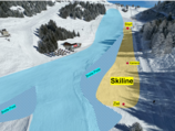 Ski-movie-Anlage wird neu beim Golmenlift installiert 