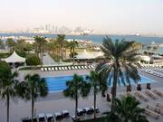 Blick vom Marriott Hotel Doha auf die Stadt