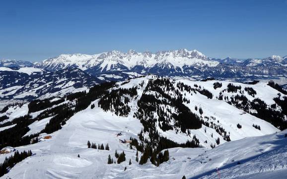 Höchstes Skigebiet in der Region Kitzbühel – Skigebiet KitzSki – Kitzbühel/Kirchberg