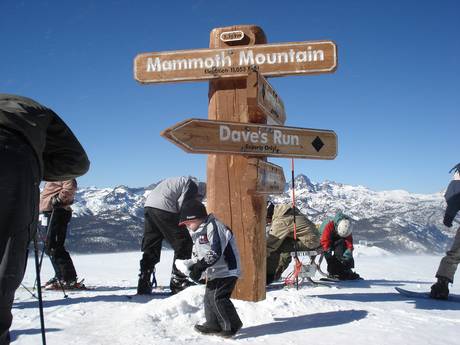 Kalifornien: Orientierung in Skigebieten – Orientierung Mammoth Mountain