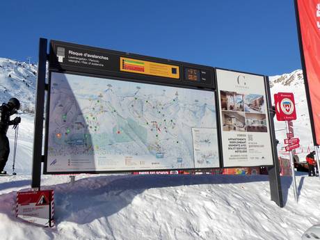 Französische Schweiz (Romandie): Orientierung in Skigebieten – Orientierung Grimentz/Zinal