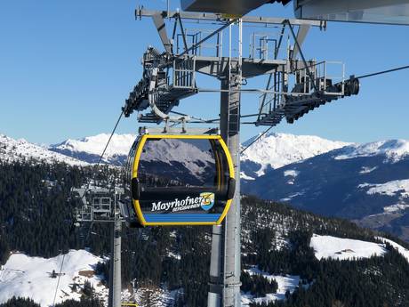 Skilifte Zillertaler Alpen – Lifte/Bahnen Mayrhofen – Penken/Ahorn/Rastkogel/Eggalm