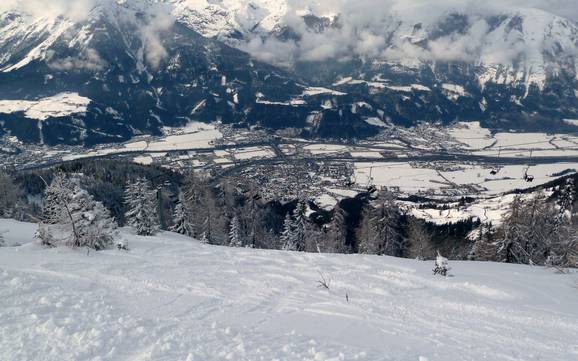 Größter Höhenunterschied in der Silberregion Karwendel – Skigebiet Kellerjoch – Schwaz