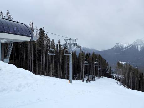 Kanadische Rocky Mountains: beste Skilifte – Lifte/Bahnen Lake Louise
