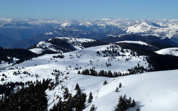 Vicenza: Größe der Skigebiete – Größe Folgaria/Fiorentini