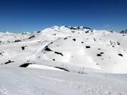 Viel freier Skiraum in Beret