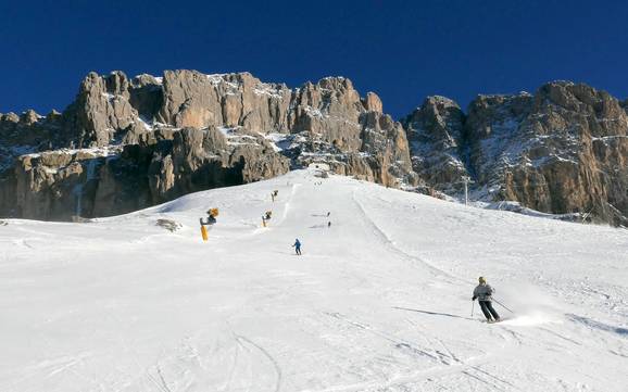 Größter Höhenunterschied im Eggental – Skigebiet Carezza