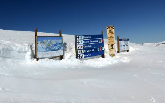 Val d’Aran (Arantal): Orientierung in Skigebieten – Orientierung Baqueira/Beret