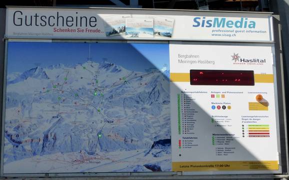 Haslital: Orientierung in Skigebieten – Orientierung Meiringen-Hasliberg
