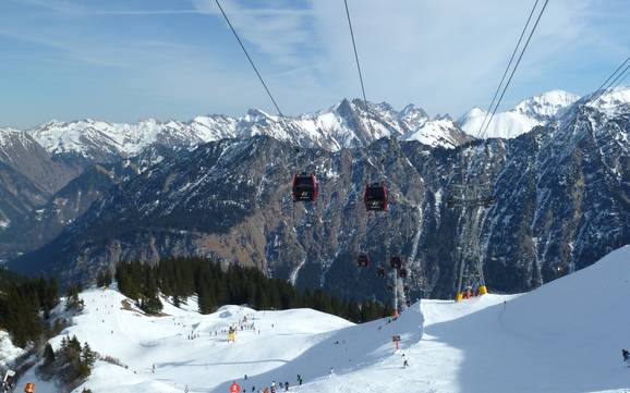Größter Höhenunterschied im Kleinwalsertal – Skigebiet Fellhorn/Kanzelwand – Oberstdorf/Riezlern